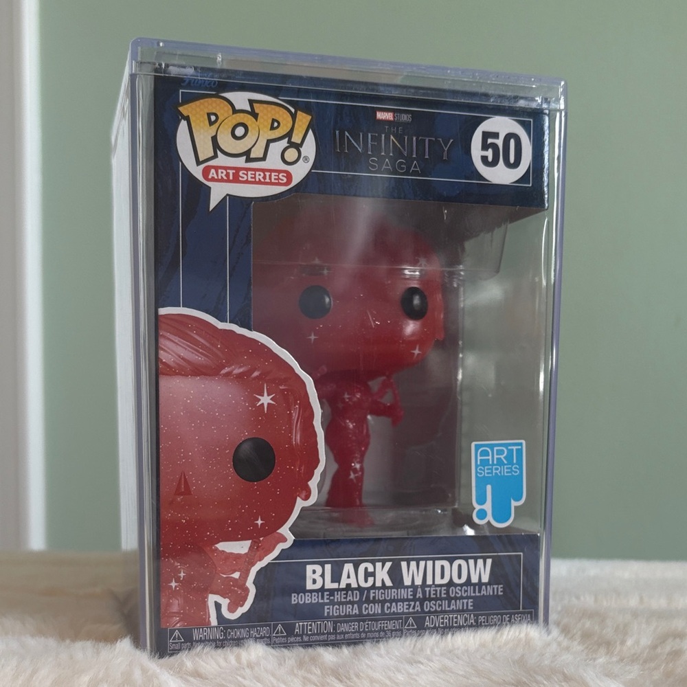 Funko Art Series Black Widow in Red